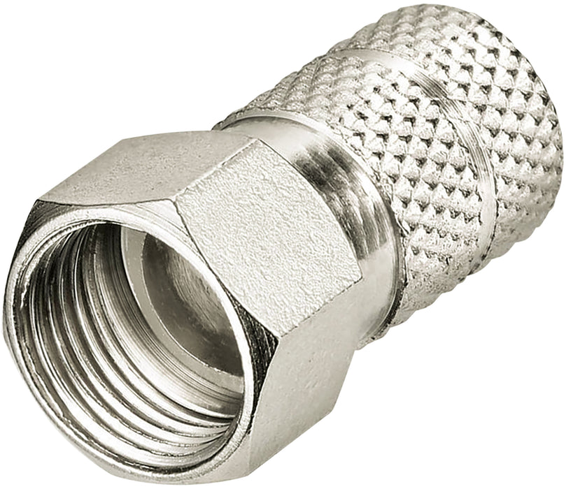 F-Stecker und Verbinder 3er Set Ø 8 mm