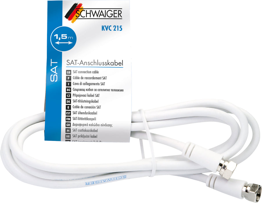 SAT connection cable (75 dB)