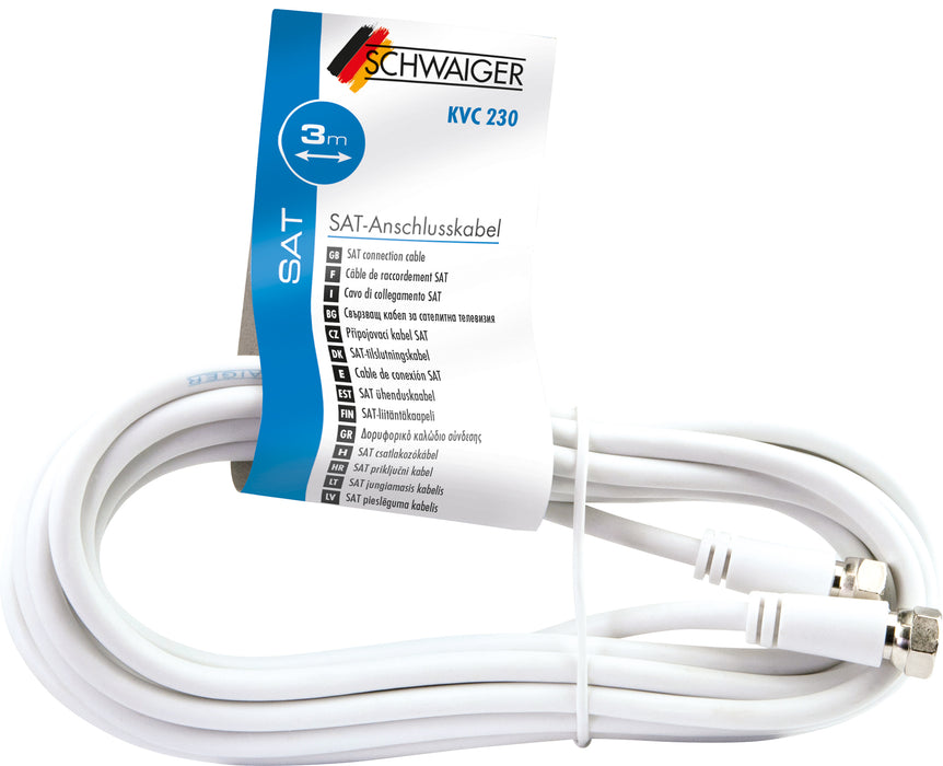 SAT connection cable (75 dB)