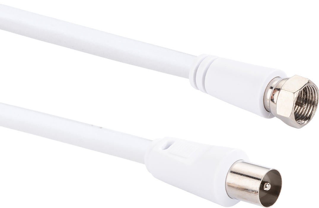 Adapterkabel F- auf IEC-Stecker 1,5 - 3 m 75 dB