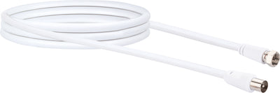 Adapterkabel F- auf IEC-Stecker 1,5 - 3 m 75 dB