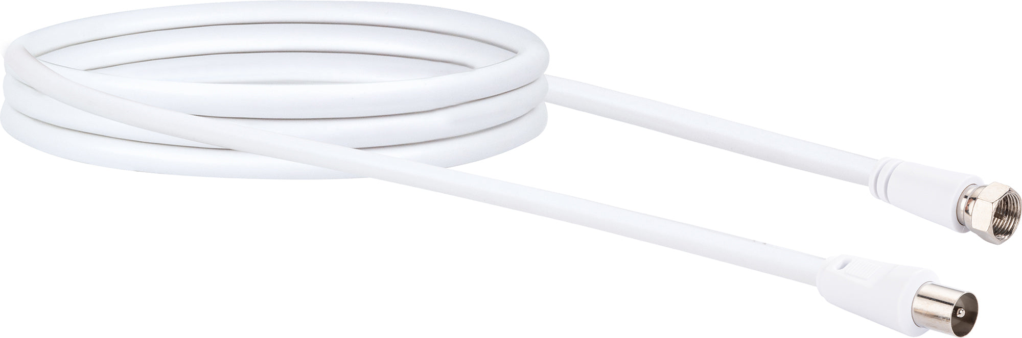 Adapterkabel F- auf IEC-Stecker 1,5 - 3 m 75 dB