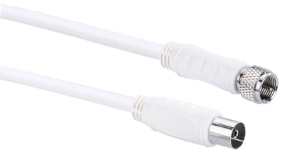 Adapterkabel F-Stecker auf IEC-Buchse 1,5 - 5 m  90 dB