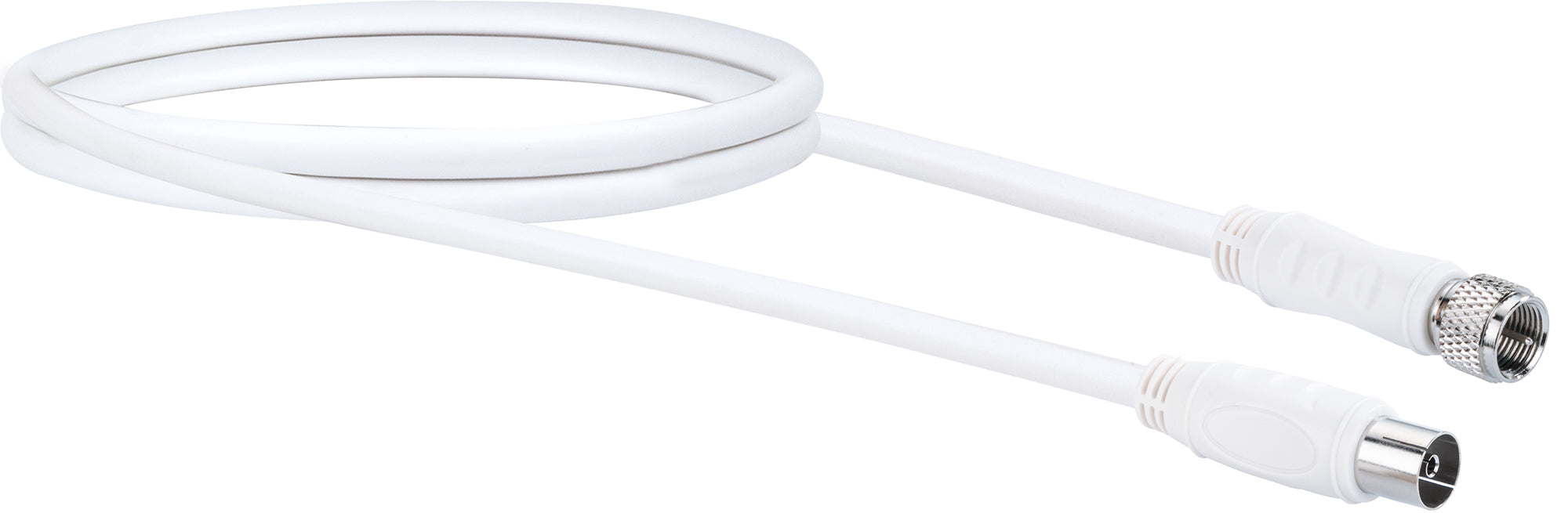 Adapterkabel F-Stecker auf IEC-Buchse 1,5 - 5 m  90 dB