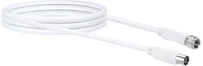 Adapterkabel F-Stecker auf IEC-Buchse 1,5 - 5 m  90 dB