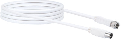 Adapterkabel F-Stecker auf IEC-Buchse 1,5 - 5 m  90 dB