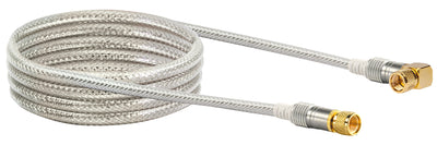 SAT-Anschlusskabel mit F-Winkelstecker 1,5 - 10 m 110 dB