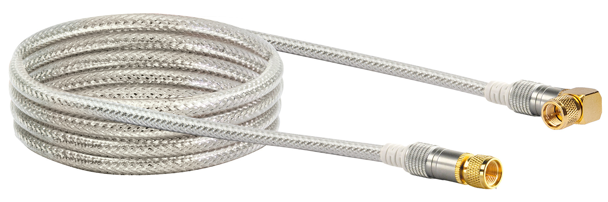 SAT-Anschlusskabel mit F-Winkelstecker 1,5 - 10 m 110 dB