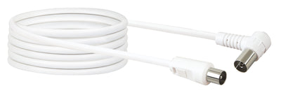 Antennenkabel mit IEC-Winkelstecker 1,5 - 10 m 75 dB