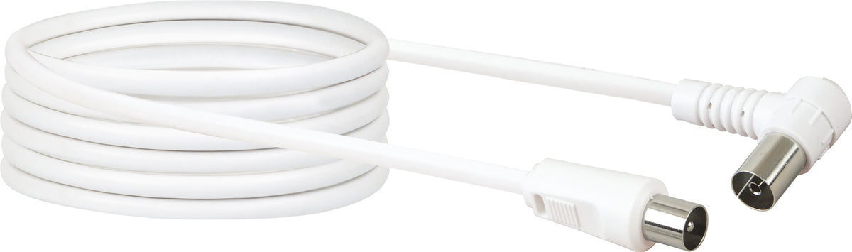 Antennenkabel mit IEC-Winkelstecker 1,5 - 10 m 75 dB