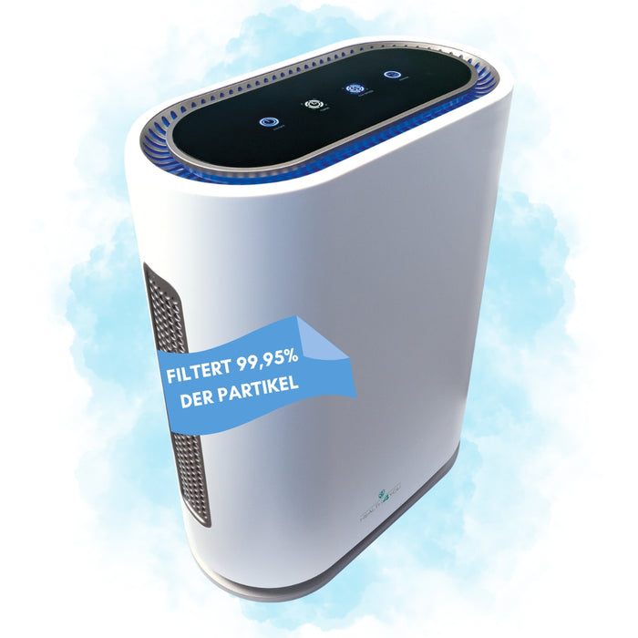 Air purifier with 4-layer filter system, UV sterilizer including remote control CADR 240 m³/h