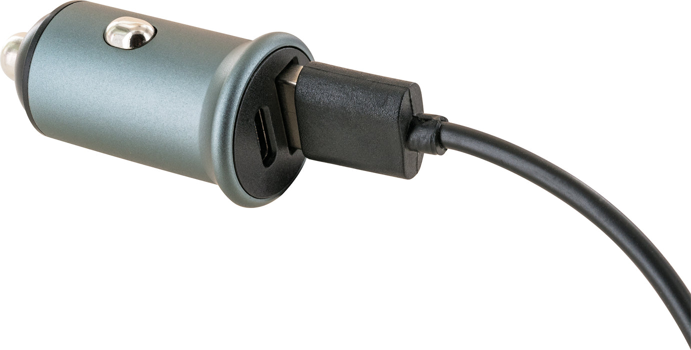 KFZ Ladegerät für PKW/LKW 12/24 V USB-C + USB-A