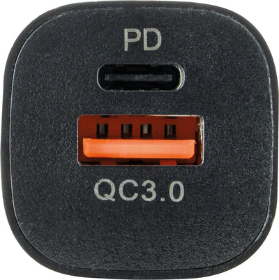 Car charging adapter 12/24V USB C &amp; A