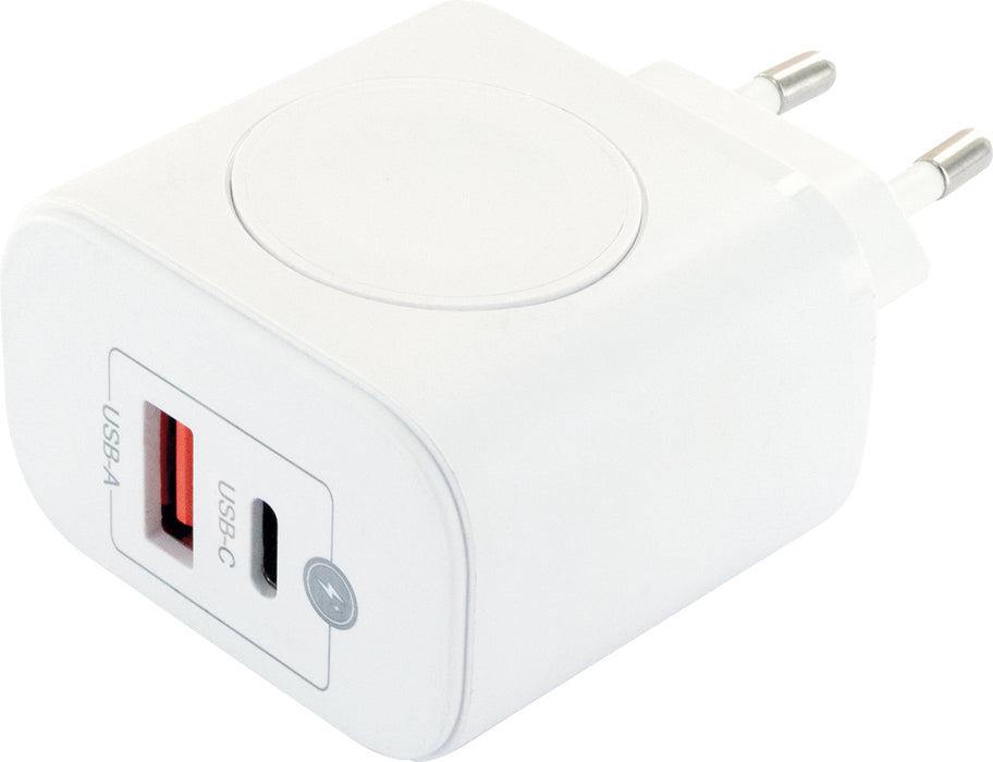 Ladeadapter SmartWatch USB-C & A 20W