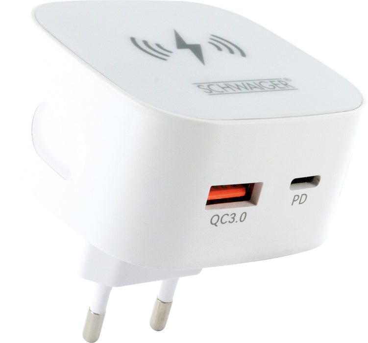 Ladegerät 20W mit QI Ladefläche magnetisch