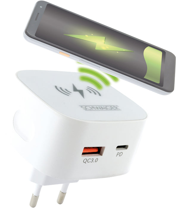 Ladegerät 20W mit QI Ladefläche magnetisch