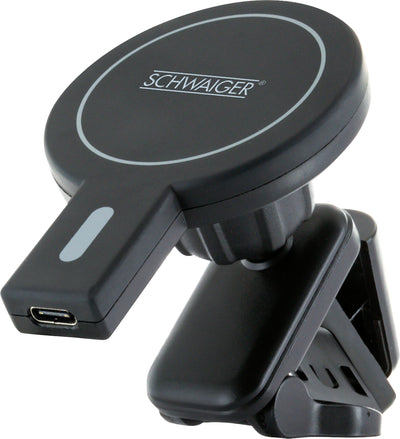 Car phone holder with QI charging function &amp; MagSafe