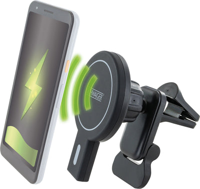 Car phone holder with QI charging function &amp; MagSafe