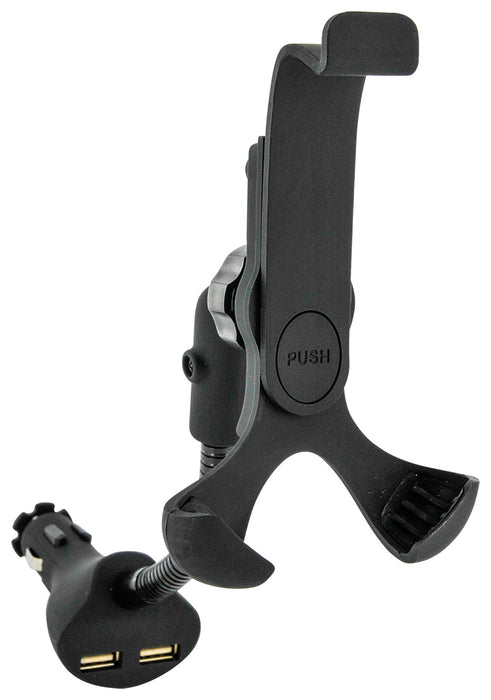 KFZ Smartphone Halterung Universal mit 2x USB-A Anschluss