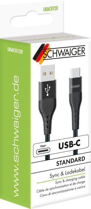 USB-C auf A Kabel 1,2m 12W