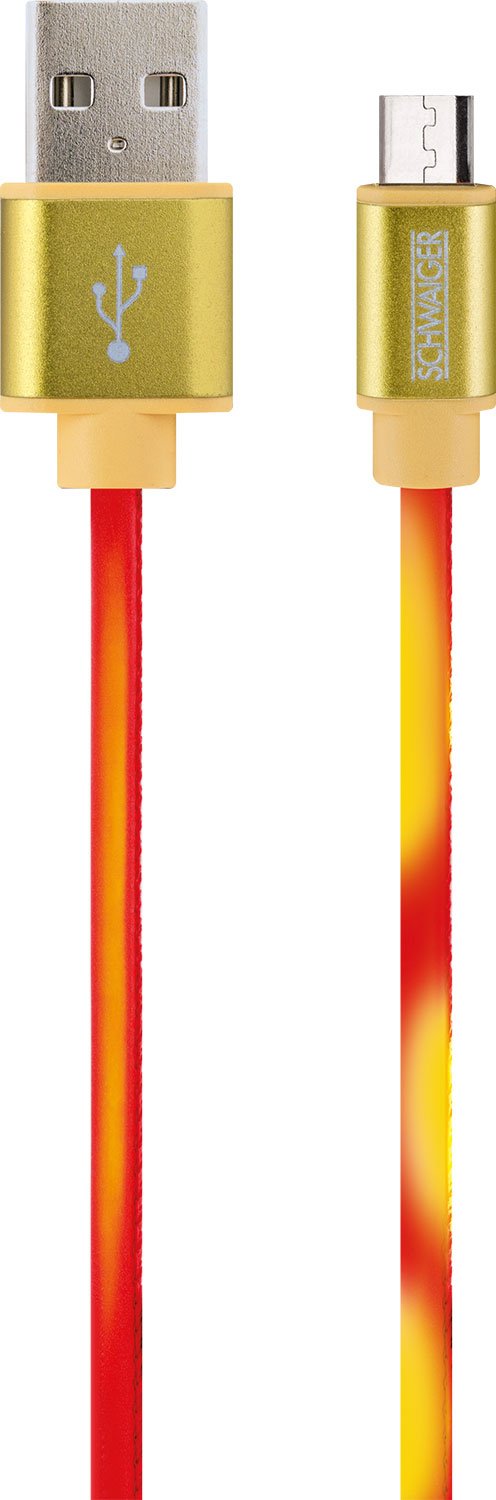 Micro-USB Kabel Thermo-Farbwechsel 1,5 m