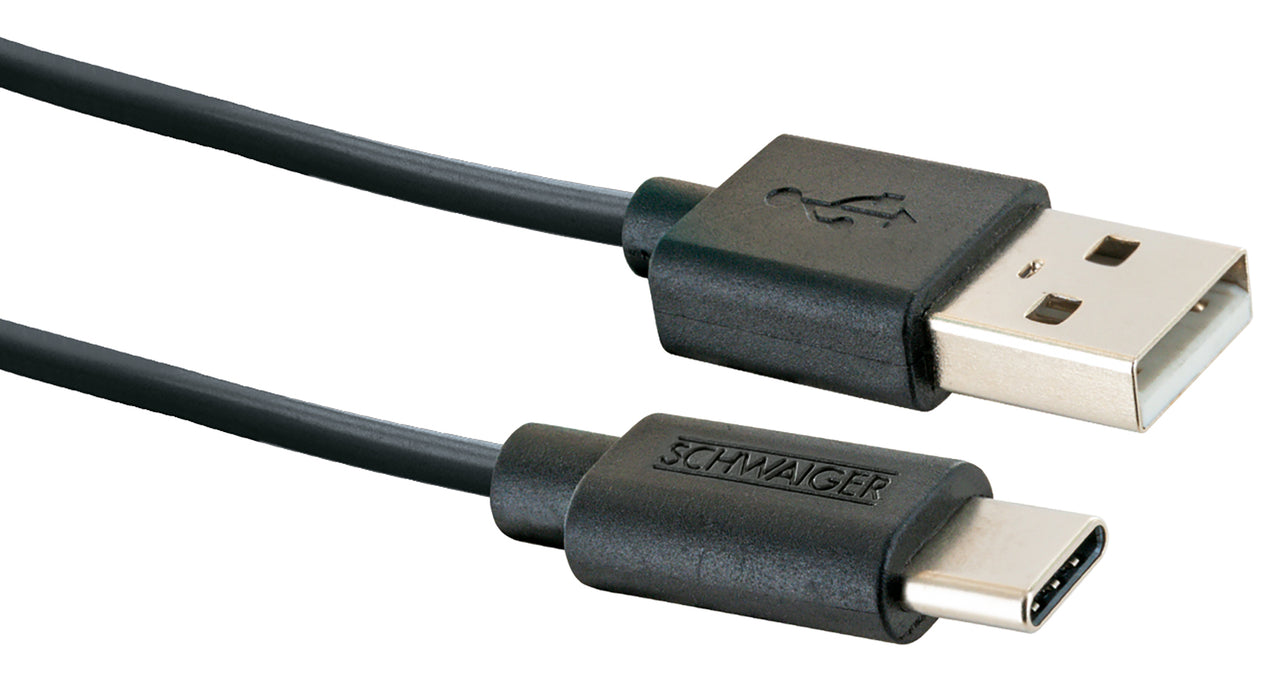 Schwaiger USB-C auf USB-A Kabel 2 m