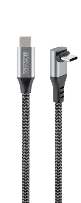 Ladekabel USB-C mit Winkelstecker (1,2 / 2 m)