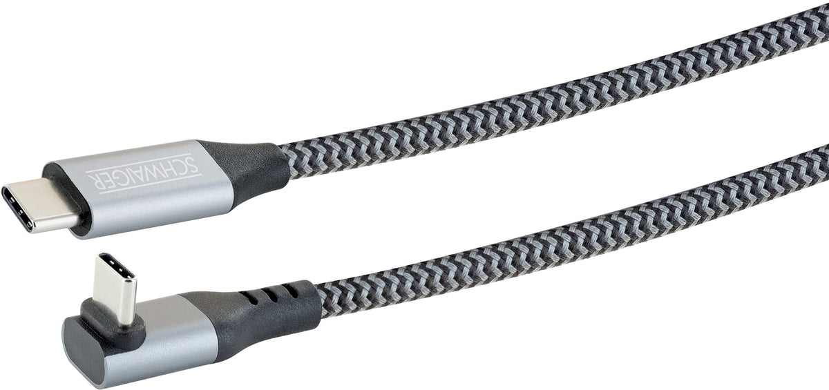 Ladekabel USB-C mit Winkelstecker (1,2 / 2 m)