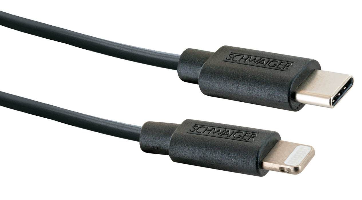 Schwaiger Lightning auf USB-C Kabel 2 m