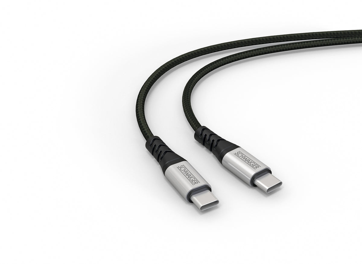 USB-C auf USB-C/Lightning Kabel extrem reißfest 1,2 m