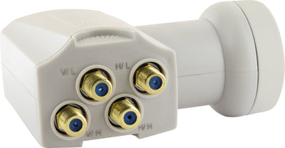 Quattro LNB digital SUN PROTECT hellgrau