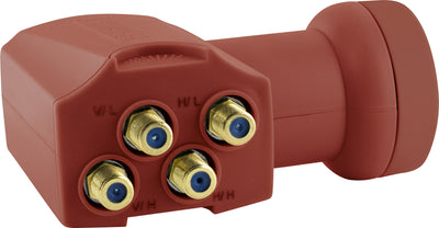 Quattro LNB digital SUN PROTECT brick red