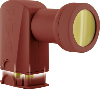 Quattro LNB digital SUN PROTECT brick red