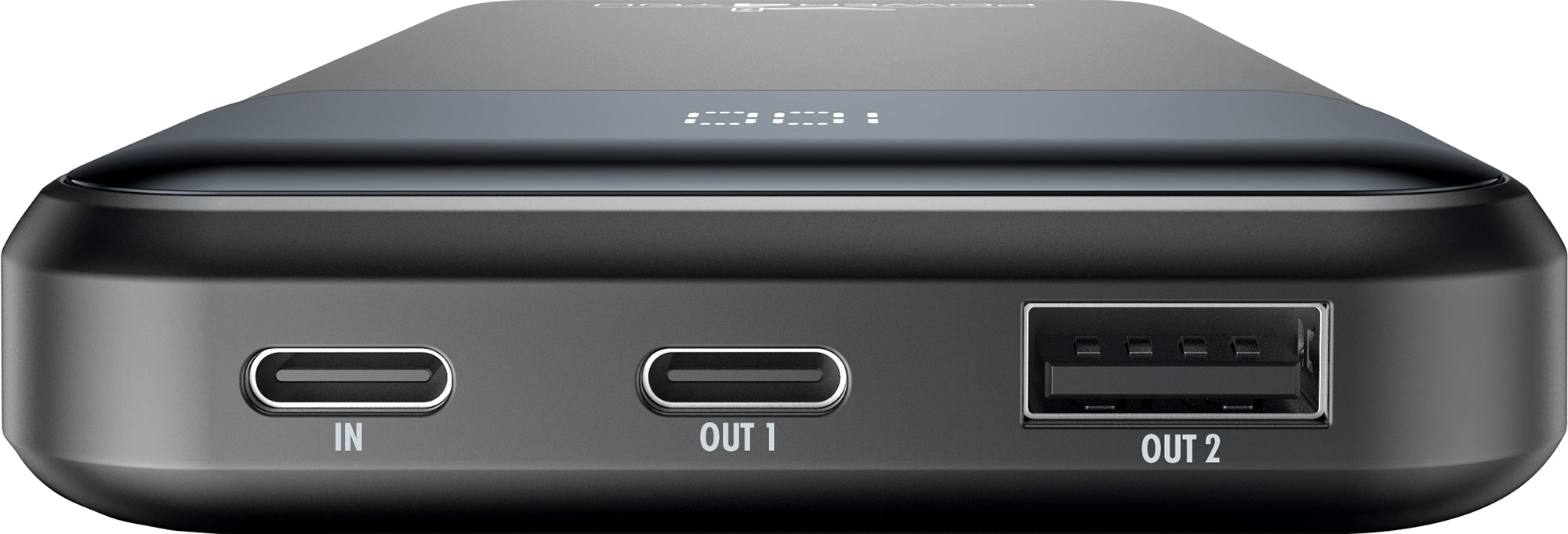 Power bank (10000 mAh) "Flat" with capacity display