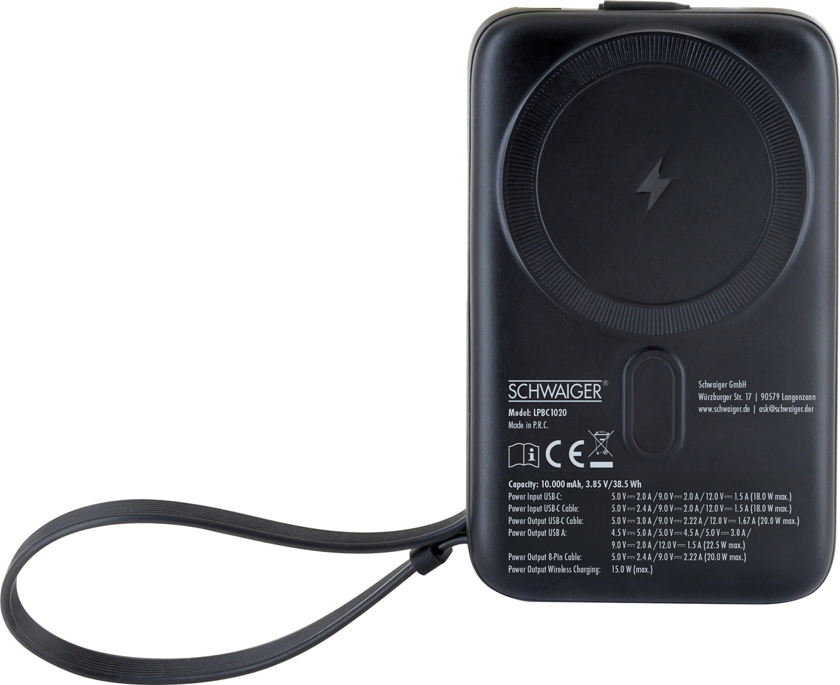 Powerbank mit Wireless Ladefunktion