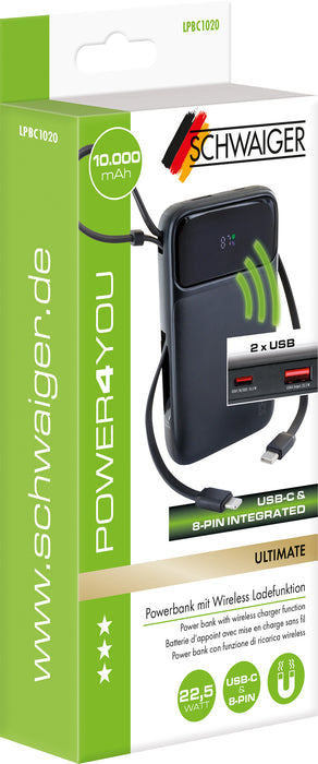 Powerbank mit Wireless Ladefunktion