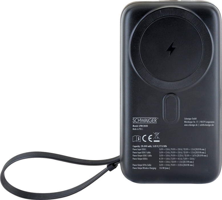 Powerbank mit Wireless Ladefunktion