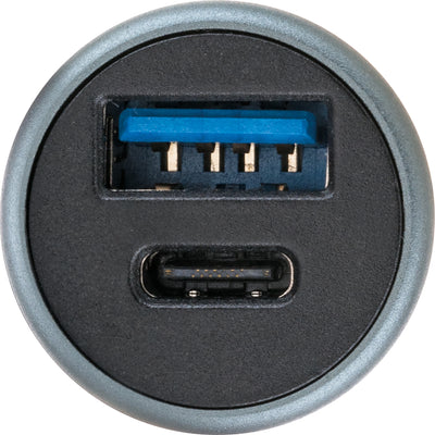 Car charging adapter 12/24V USB C &amp; A