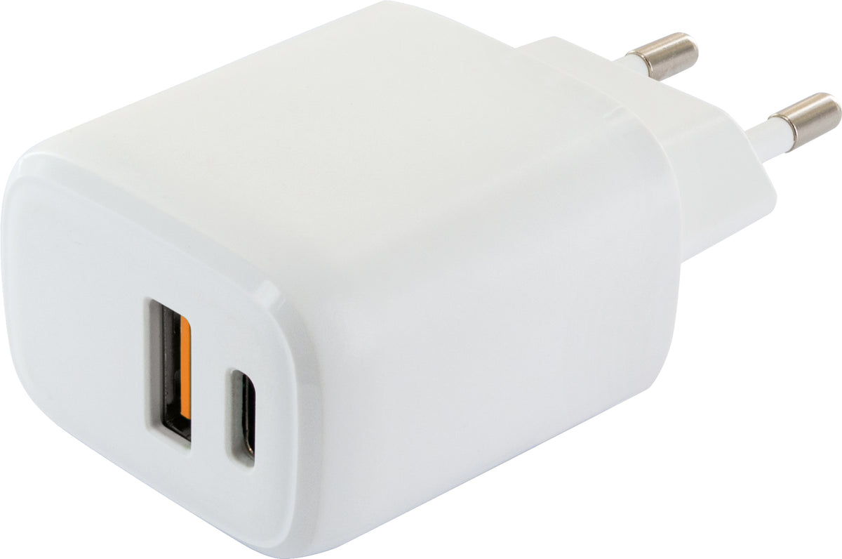 fast charger USB-C + USB-A