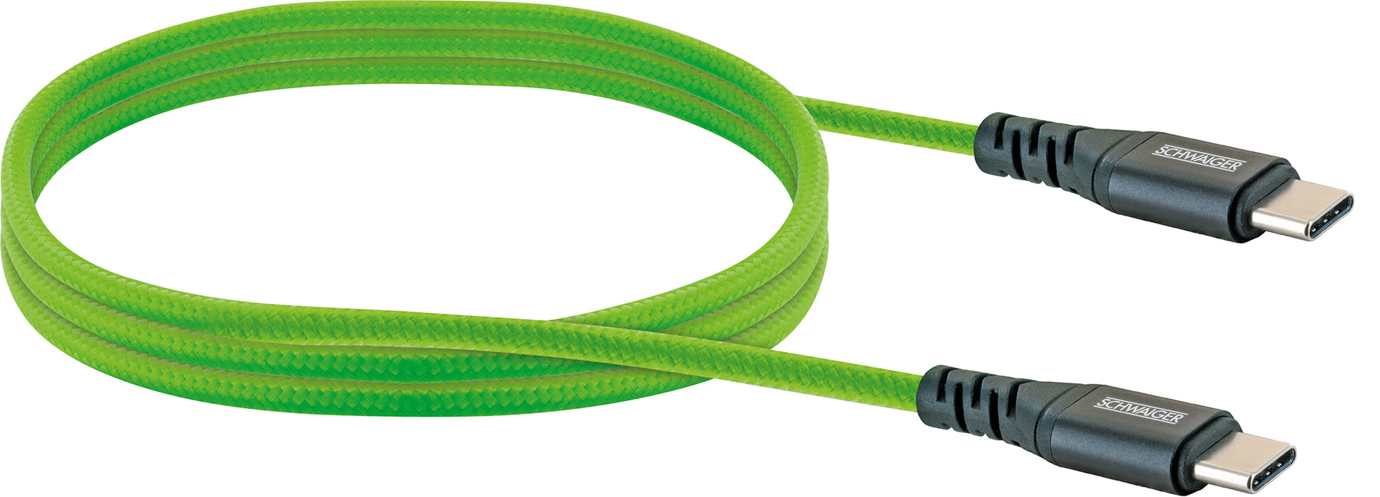 USB-C auf USB-C Kabel rot/grün/blau 1,2 m