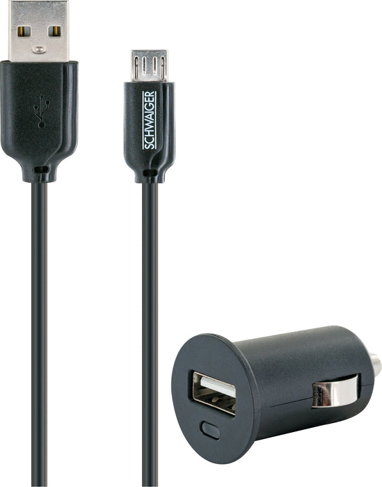 12 V Micro USB Ladeset "Smart"