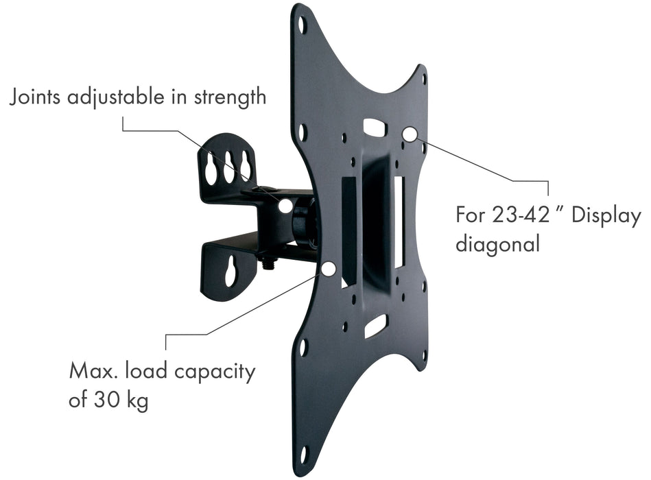 TV Wandhalter (1 Gelenk) bis 42 Zoll