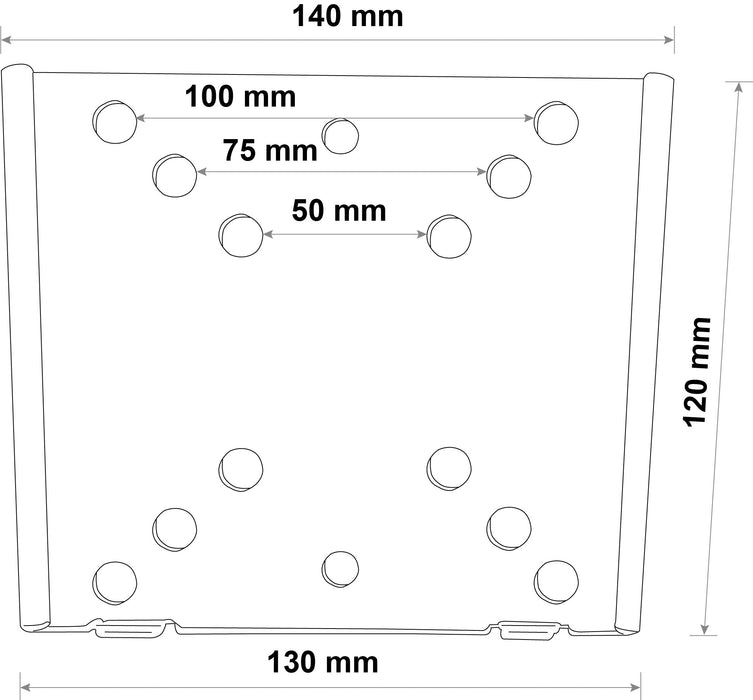 TV Wandhalter (fix) bis 27 Zoll