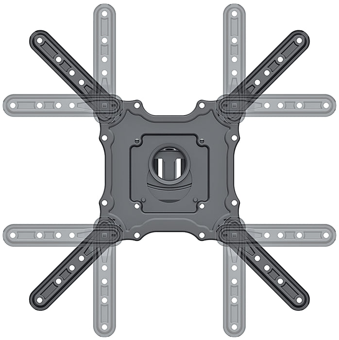 TV wall mount "MOTION 3", tilt, swivel, rotate, up to 35kg / 75" (VESA 400x400)