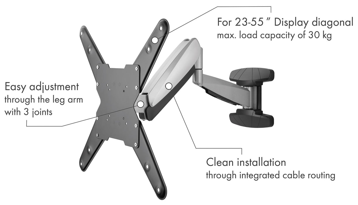 TV Wandhalter "FULL MOTION 1" bis 55 Zoll