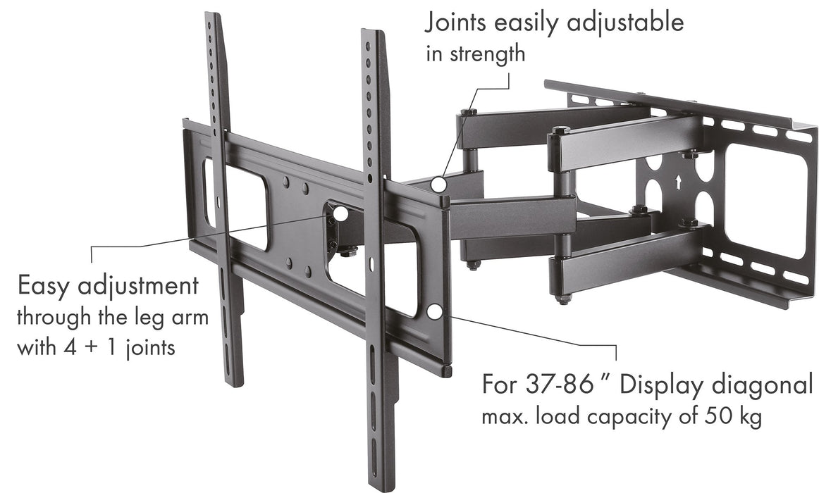 TV Wandhalter "MOTION 5" bis 86' Zoll