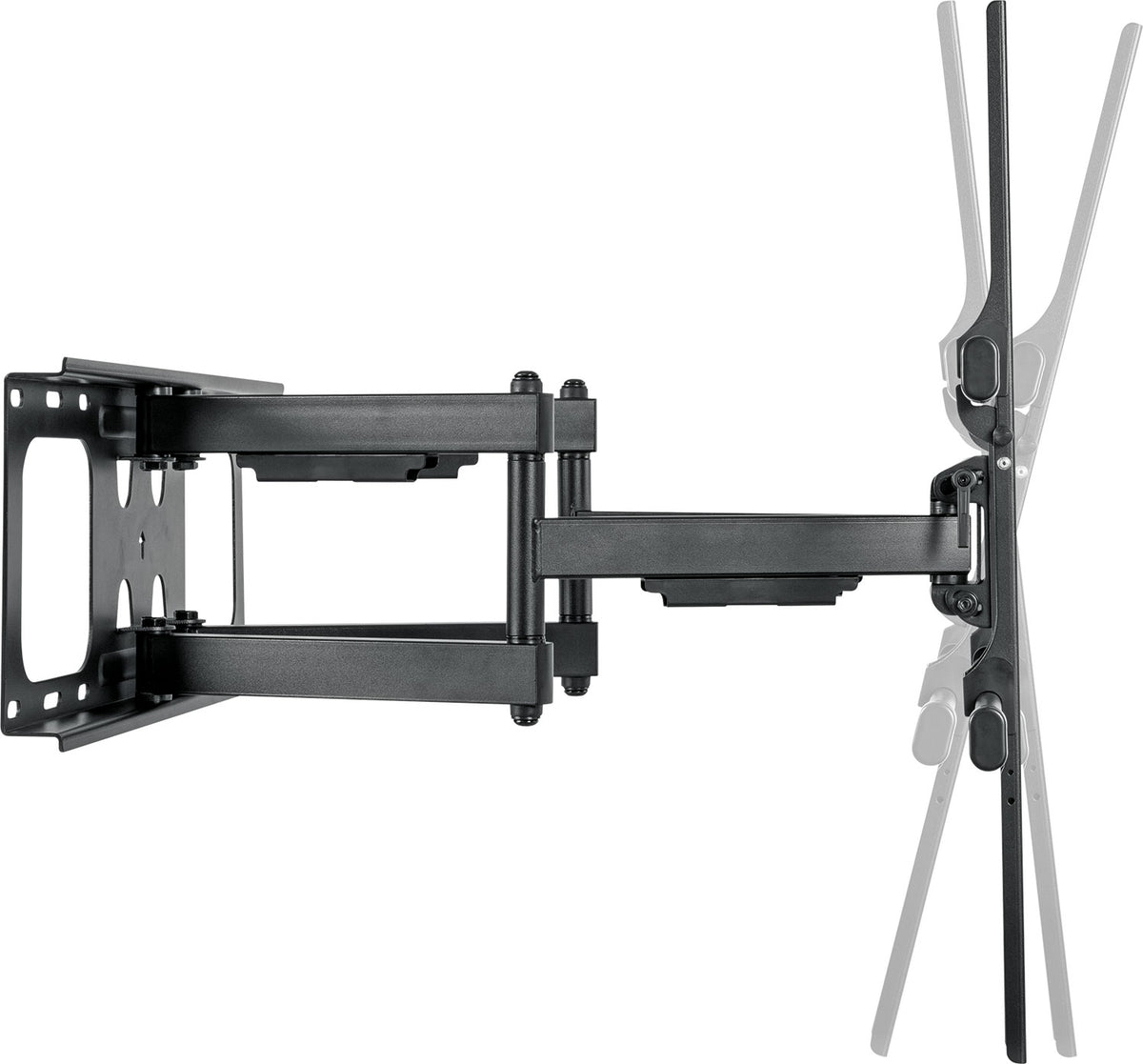 TV wall mount "MOTION 8", can be tilted, rotated & swiveled up to 75 kg / 90" (VESA 800 x 600)