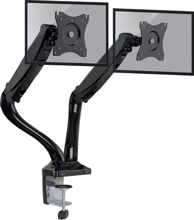 Monitor Tischhalter "FULL MOTION 2" für 2 Monitore bis 29 Zoll