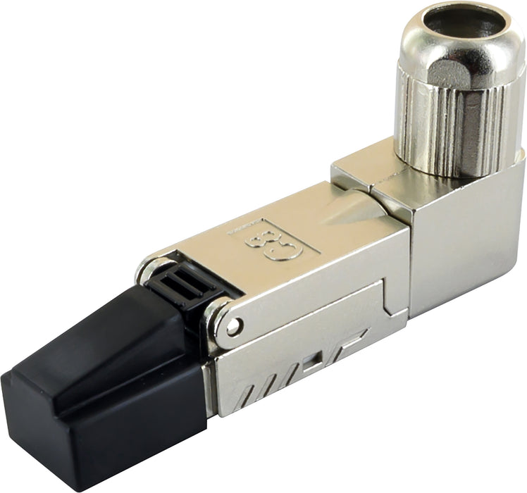 Netzwerkstecker CAT8.1 gewinkelt