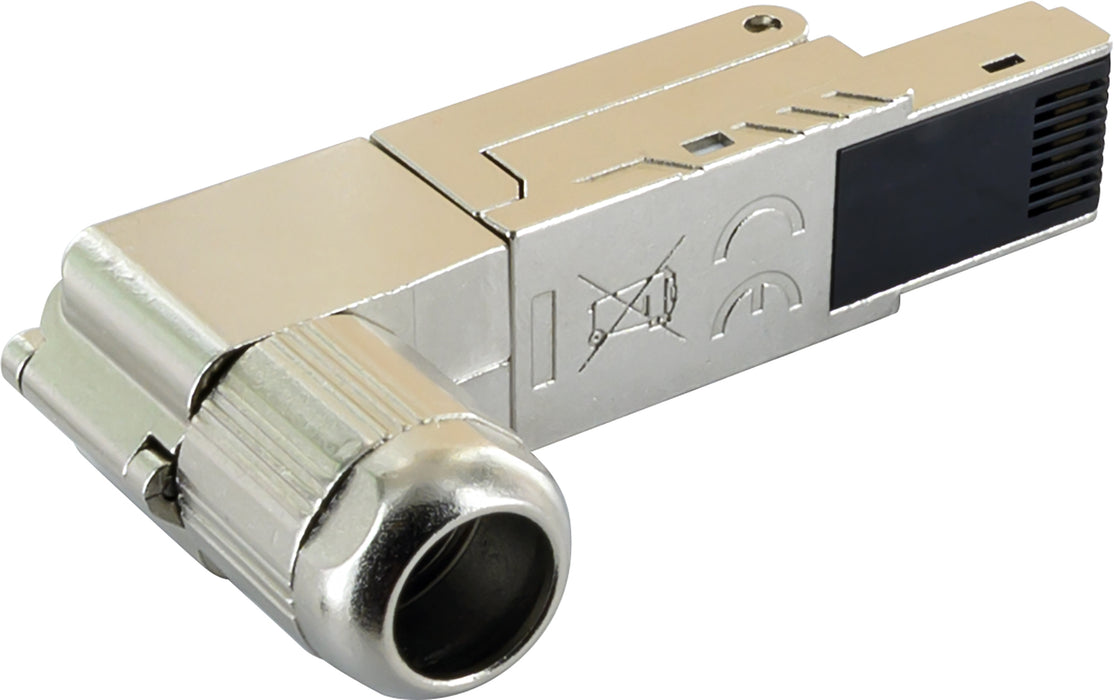 Netzwerkstecker CAT8.1 gewinkelt